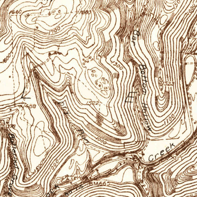 United States Geological Survey Warrensville, PA (1930, 48000-Scale) digital map