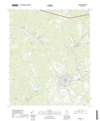 United States Geological Survey Warrenton, GA (2020, 24000-Scale) digital map