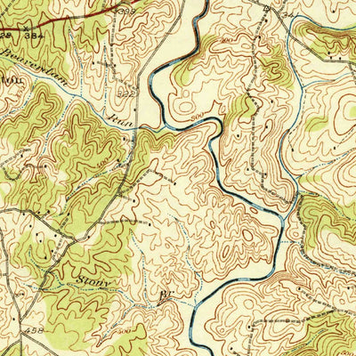 United States Geological Survey Warrenton, VA (1930, 62500-Scale) digital map