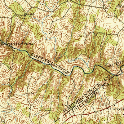 United States Geological Survey Warrenton, VA (1930, 62500-Scale) digital map