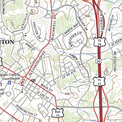 United States Geological Survey Warrenton, VA (2022, 24000-Scale) digital map