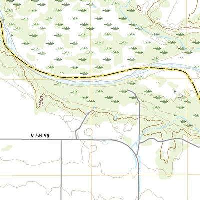 United States Geological Survey Warrior Hollow, TX (2022, 24000-Scale) digital map