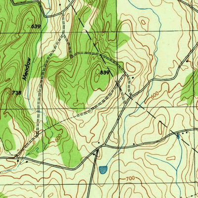 United States Geological Survey Warwick, NY (1943, 31680-Scale) digital map