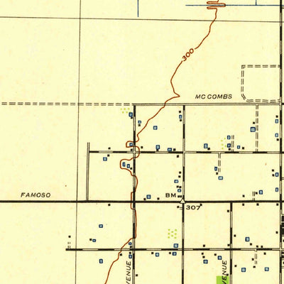 United States Geological Survey Wasco, CA (1943, 62500-Scale) digital map