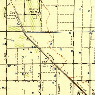 United States Geological Survey Wasco, CA (1943, 62500-Scale) digital map