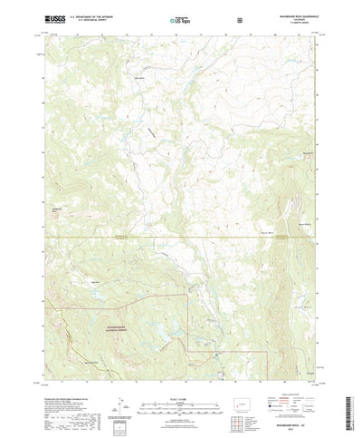 United States Geological Survey Washboard Rock, CO (2022, 24000-Scale) digital map