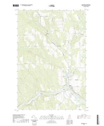 United States Geological Survey Washburn, ME (2021, 24000-Scale) digital map