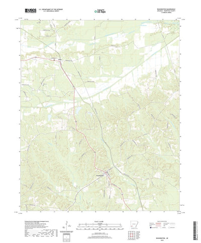 United States Geological Survey Washington, AR (2020, 24000-Scale) digital map