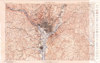 United States Geological Survey Washington, MD (1900, 62500-Scale) digital map