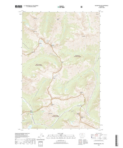 United States Geological Survey Washington Pass, WA (2020, 24000-Scale) digital map
