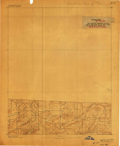 United States Geological Survey Watalula, AR (1887, 62500-Scale) digital map
