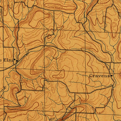United States Geological Survey Watalula, AR (1887, 62500-Scale) digital map