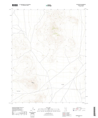 United States Geological Survey Water Gap NE, NV (2021, 24000-Scale) digital map