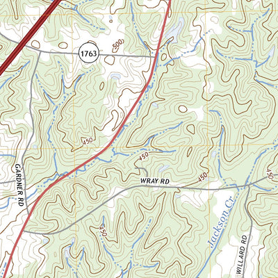 United States Geological Survey Water Valley, KY (2022, 24000-Scale) digital map