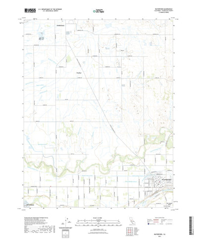 United States Geological Survey Waterford, CA (2021, 24000-Scale) digital map