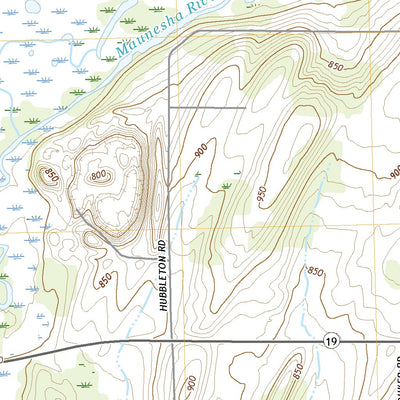 United States Geological Survey Waterloo, WI (2022, 24000-Scale) digital map