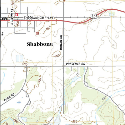 United States Geological Survey Waterman, IL (2021, 24000-Scale) digital map