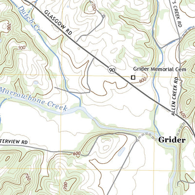 United States Geological Survey Waterview, KY (2022, 24000-Scale) digital map
