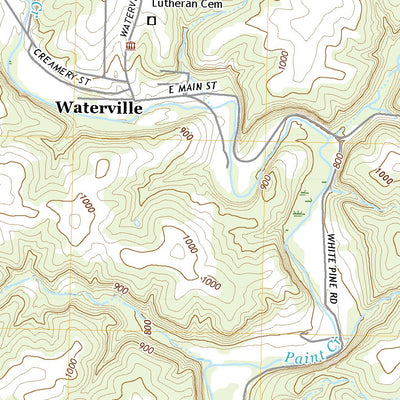 United States Geological Survey Waterville, IA (2022, 24000-Scale) digital map