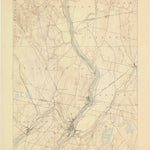 United States Geological Survey Waterville, ME (1892, 62500-Scale) digital map