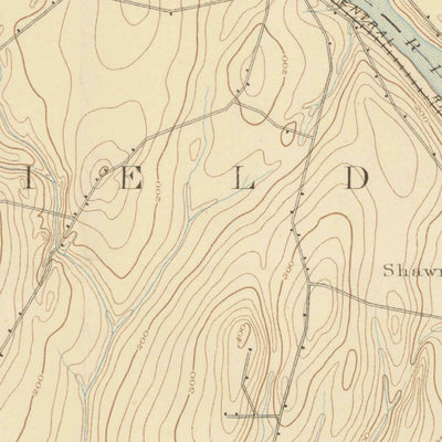 United States Geological Survey Waterville, ME (1892, 62500-Scale) digital map