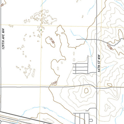 United States Geological Survey Watford City, ND (2020, 24000-Scale) digital map