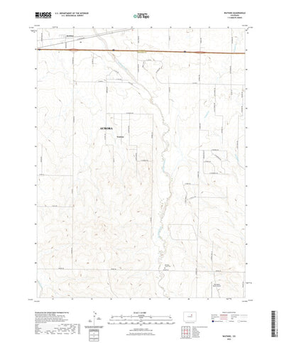 United States Geological Survey Watkins, CO (2022, 24000-Scale) digital map