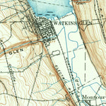 United States Geological Survey Watkins Glen, NY (1898, 62500-Scale) digital map