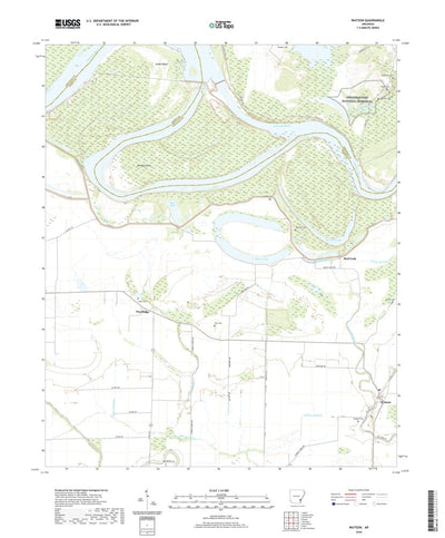 United States Geological Survey Watson, AR (2020, 24000-Scale) digital map