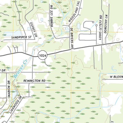 United States Geological Survey Watson, LA (2020, 24000-Scale) digital map