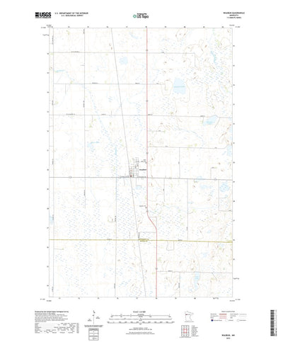 United States Geological Survey Waubun, MN (2022, 24000-Scale) digital map