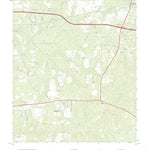 United States Geological Survey Waukeenah, FL (2021, 24000-Scale) digital map