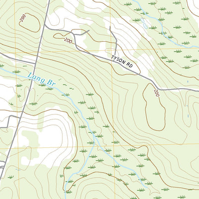 United States Geological Survey Waukeenah, FL (2021, 24000-Scale) digital map