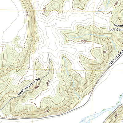 United States Geological Survey Waukon NW, IA (2022, 24000-Scale) digital map
