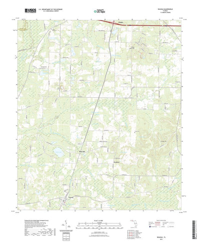 United States Geological Survey Wausau, FL (2021, 24000-Scale) digital map