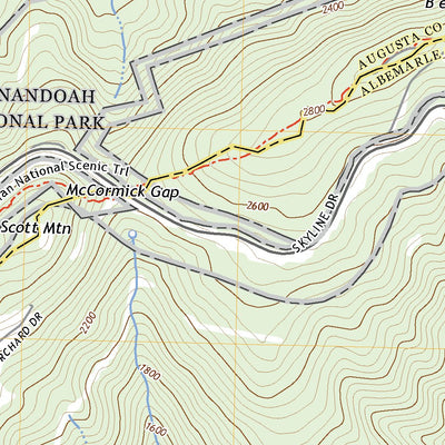 United States Geological Survey Waynesboro East, VA (2022, 24000-Scale) digital map