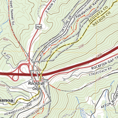 United States Geological Survey Waynesboro East, VA (2022, 24000-Scale) digital map
