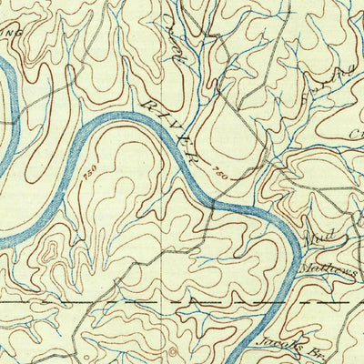 United States Geological Survey Weatherford, TX (1891, 125000-Scale) digital map
