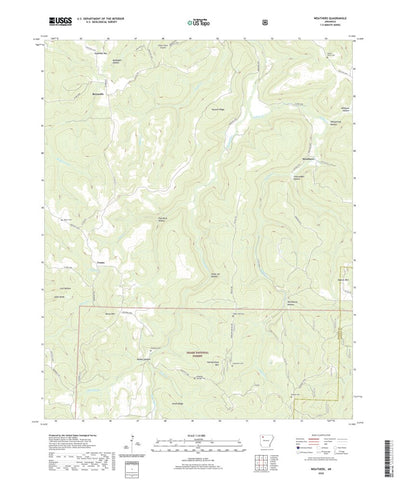 United States Geological Survey Weathers, AR (2020, 24000-Scale) digital map