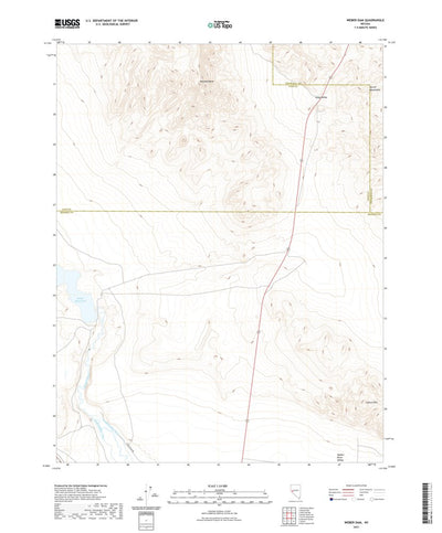 United States Geological Survey Weber Dam, NV (2021, 24000-Scale) digital map