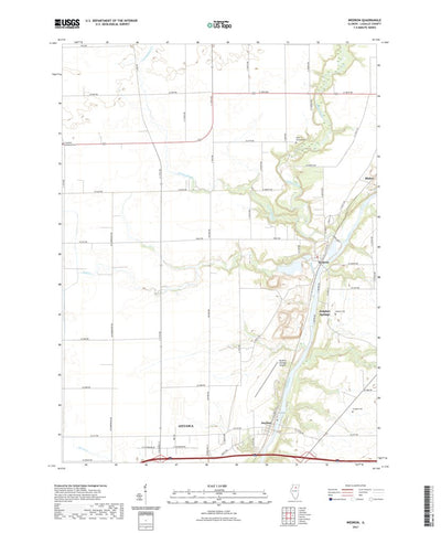 United States Geological Survey Wedron, IL (2021, 24000-Scale) digital map