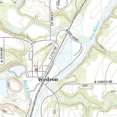 United States Geological Survey Wedron, IL (2021, 24000-Scale) digital map