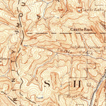 United States Geological Survey Weed E, CA (1894, 250000-Scale) digital map