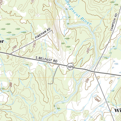 United States Geological Survey Weeks Mills, ME (2021, 24000-Scale) digital map