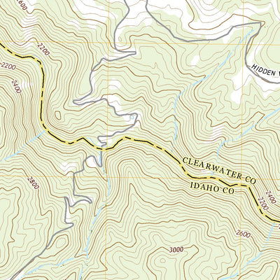 United States Geological Survey Weippe South, ID (2020, 24000-Scale) digital map