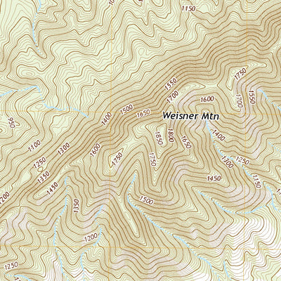 United States Geological Survey Weisner Mountain, AL (2020, 24000-Scale) digital map