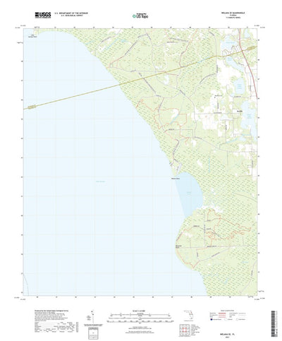United States Geological Survey Welaka SE, FL (2021, 24000-Scale) digital map