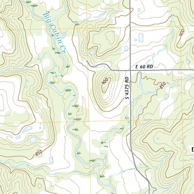 United States Geological Survey Welch NW, OK (2022, 24000-Scale) digital map