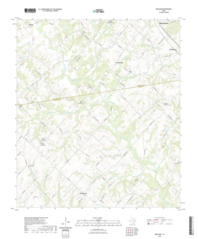United States Geological Survey Welcome, TX (2022, 24000-Scale) digital map