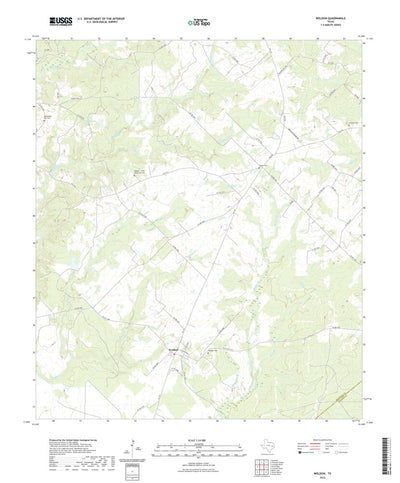 United States Geological Survey Weldon, TX (2022, 24000-Scale) digital map